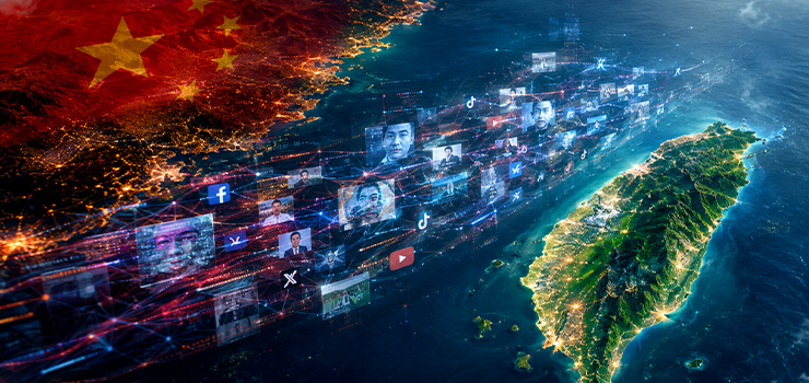 Guerra cognitiva da China contra Taiwan usando inteligência artificial